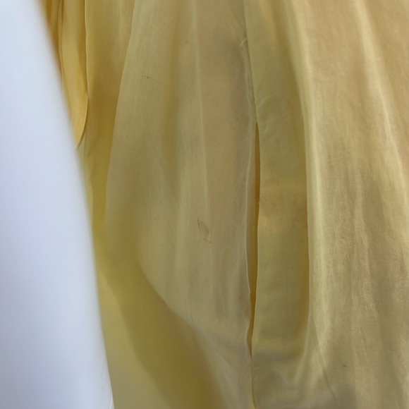 Sample NWT Dessy 2857 size 10 Sunflower yellow 100% Cotton dress Pristine - Picture 4 of 8